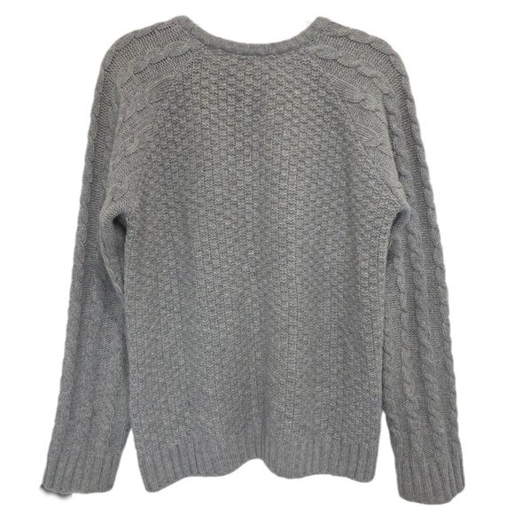 1327 Barbour 100% Lambswool Cable Knit Pullover Sweater Sz.18 Womens - Picture 2 of 4